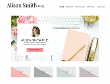 Tablet Screenshot of alisonsmith.com